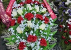 Венки и корзины из живых цветов - 8